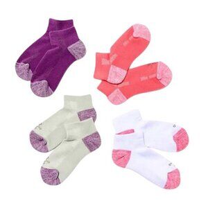 Tommie Copper Set 4 Echowick Ankle Compression Socks LARGE